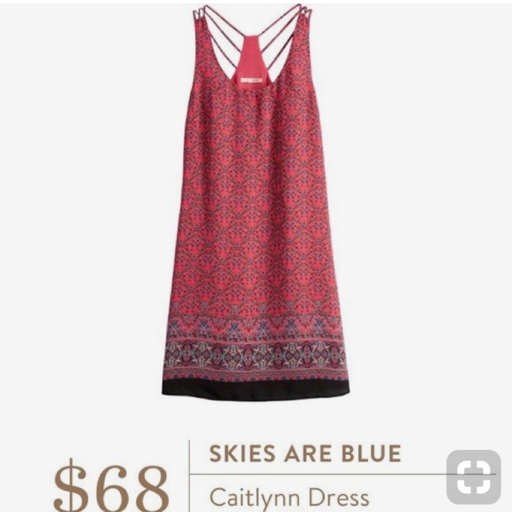 Skies are blue dress